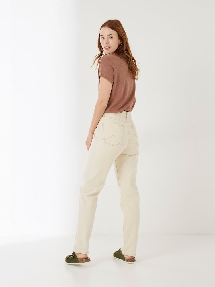 FatFace Natural Mom Jeans - Image 2 of 4