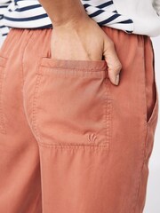 FatFace Women Orange Louisa Tencel Cuffed Trousers - Image 3 of 4