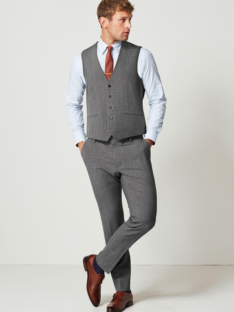 Grey Motion Flex Stretch Waistcoat - Image 2 of 7