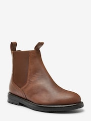 Коричнево-шоколадный - Ботинки Chelsea из кожи Forever Comfort® - Image 6 of 6