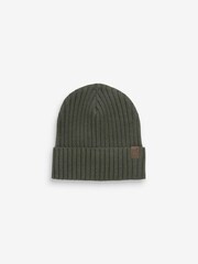 Autumnal 3 Pack Knitted Ribbed Beanie Hats (1-16yrs) - Image 3 of 5