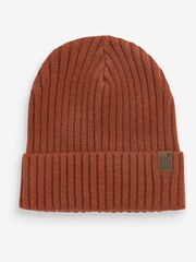 Autumnal 3 Pack Knitted Ribbed Beanie Hats (1-16yrs) - Image 4 of 5