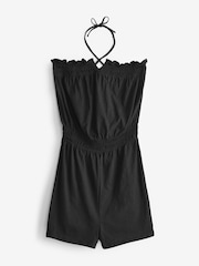 Black Bandeau Playsuit - Image 1 of 1