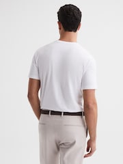 Reiss White Bless Three Pack Of Crew Neck T-shirts - Image 4 of 5