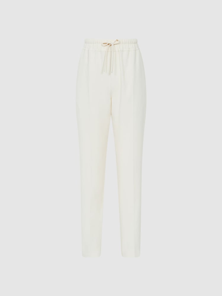 Reiss Cream Hailey Pull On Trousers - Image 2 of 6