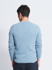 Aubin Prestwick Shetland Crew Jumper - Image 2 of 5
