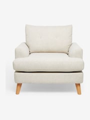 Tweedy Plain Light Natural Parker Armchair - Image 2 of 8