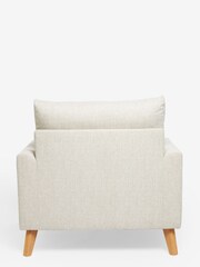 Tweedy Plain Light Natural Parker Armchair - Image 6 of 8