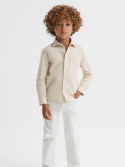 Reiss Albion Cord-Hemd mit Haifischkragen - Bild 3 von 7
