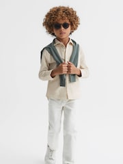 Reiss Albion Cord-Hemd mit Haifischkragen - Bild 6 von 7
