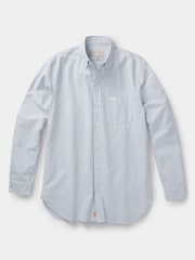 Aubin Khaki Green Aldridge Oxford Butt Shirt - Image 5 of 5