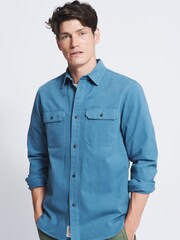 Aubin Normanby Twill Shirt - Image 1 of 5