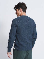 Aubin Tay Fisherman Rib Crew Jumper - Image 2 of 5