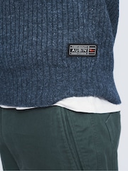 Aubin Tay Fisherman Rib Crew Jumper - Image 4 of 5