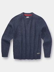 Aubin Tay Fisherman Rib Crew Jumper - Image 5 of 5