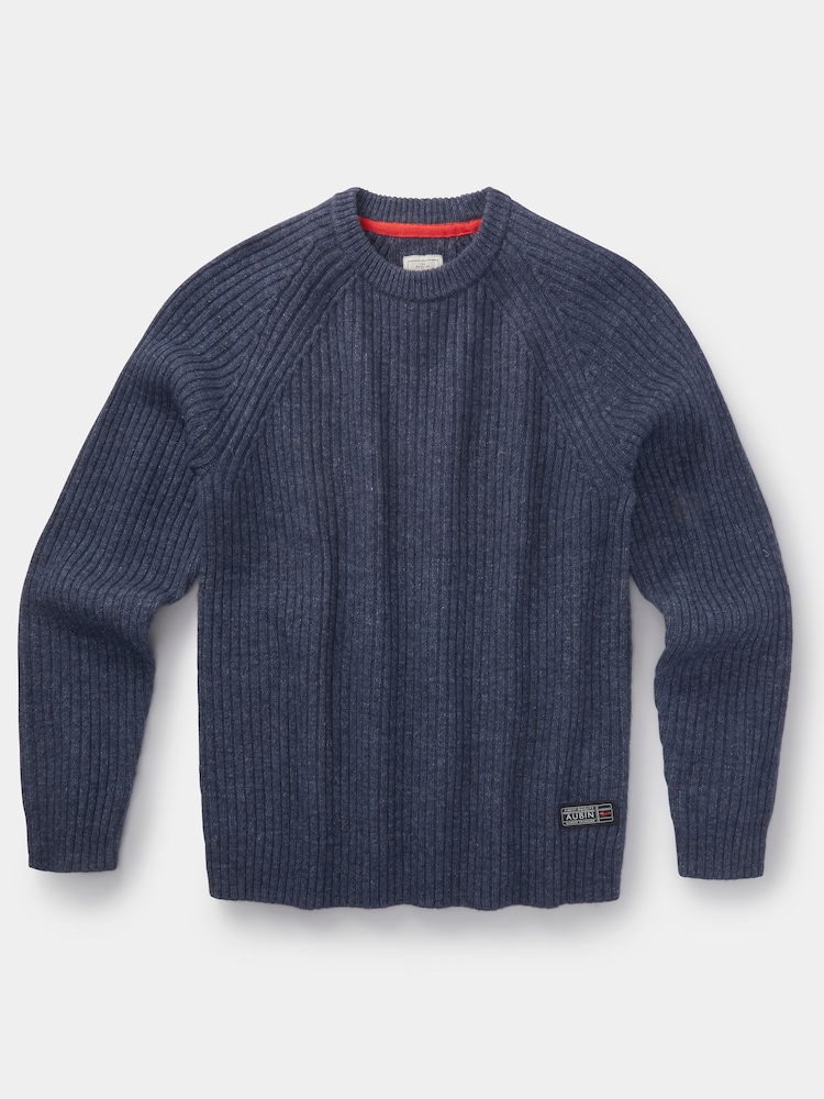 Aubin Tay Fisherman Rib Crew Jumper - Image 5 of 5