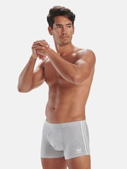 adidas Natural Cotton Flex 3 Stripe Boxers 3 Pack - Image 6 of 11