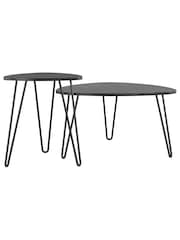 Novogratz Black Athena Marble Nest of 2 Tables - Image 3 of 5