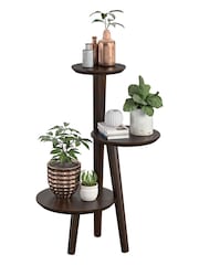 Novogratz Walnut Brittany Plant Stand - Image 3 of 5