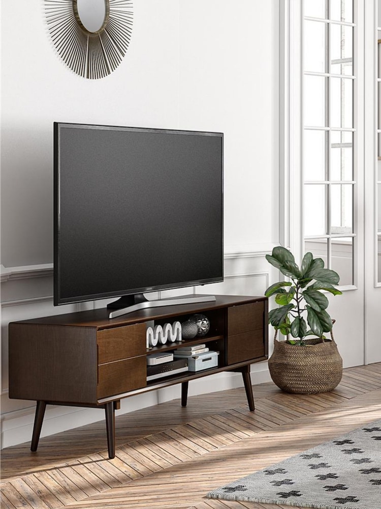 Novogratz Walnut Brittany 55 Inch TV Stand - Image 1 of 5