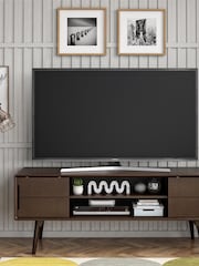 Novogratz Walnut Brittany 55 Inch TV Stand - Image 2 of 5