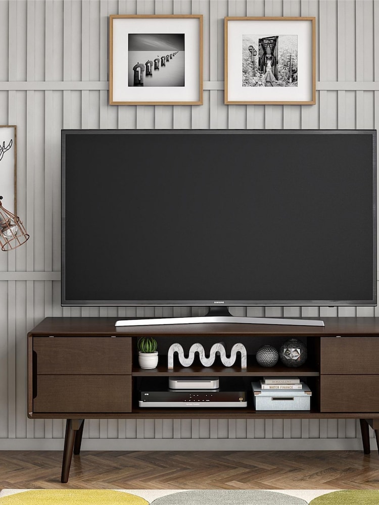 Novogratz Walnut Brittany 55 Inch TV Stand - Image 2 of 5