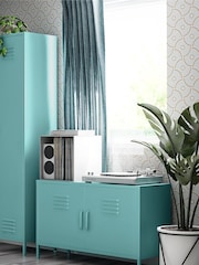 Novogratz Green Cache 2 Door Metal Locker Accent Cabinet - Image 2 of 5