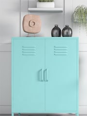 Novogratz Green Cache 2 Door Metal Locker Storage Cabinet - Image 1 of 5