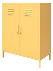 Novogratz Yellow Cache 2 Door Metal Locker Storage Cabinet - Image 3 of 4