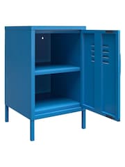 Novogratz Blue Cache Metal Locker End Table - Image 3 of 5