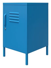 Novogratz Blue Cache Metal Locker End Table - Image 4 of 5