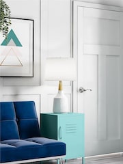 Novogratz Green Cache Metal Locker End Table - Image 2 of 5