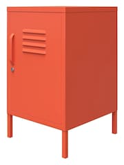 Novogratz Orange Cache Metal Locker End Table - Image 4 of 5