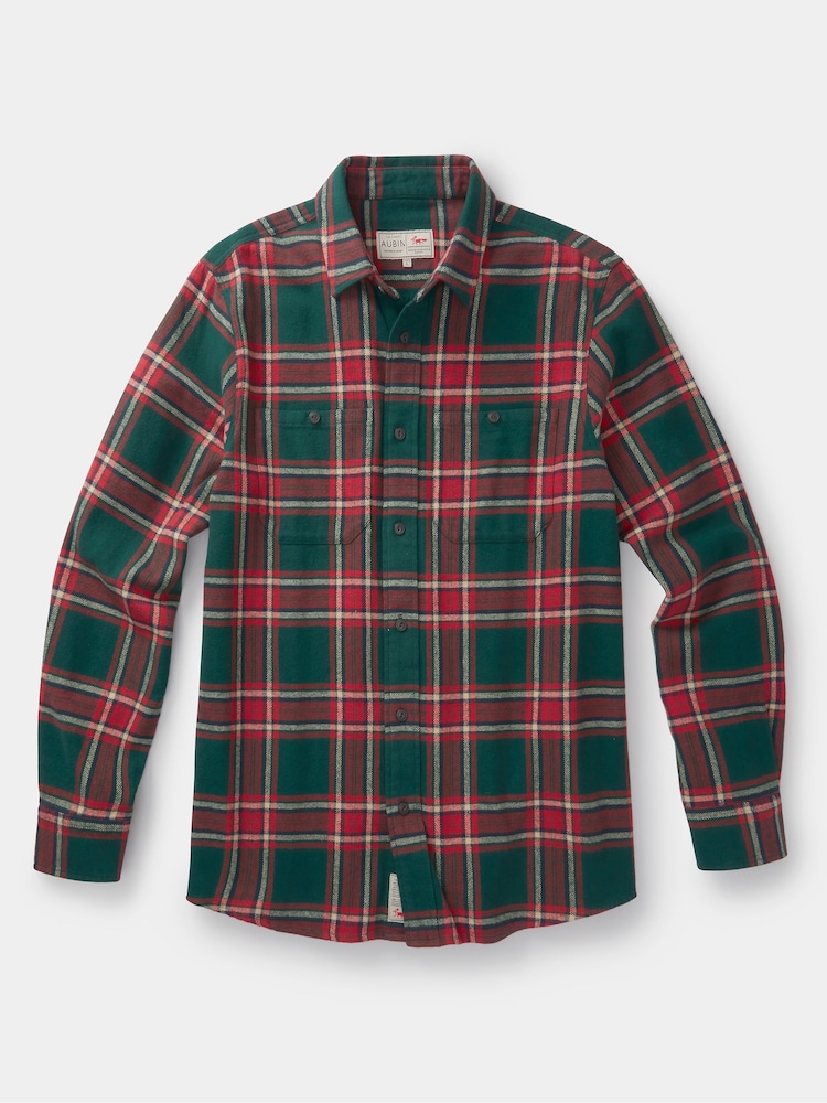 Aubin Crowle Flannel Shirt - Image 4 of 4