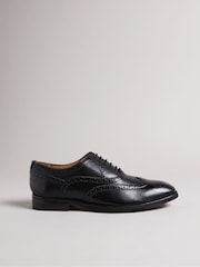 Черный - Ted Baker Формальный кожаный Amaiss полуботинки для обуви - Image 1 of 5