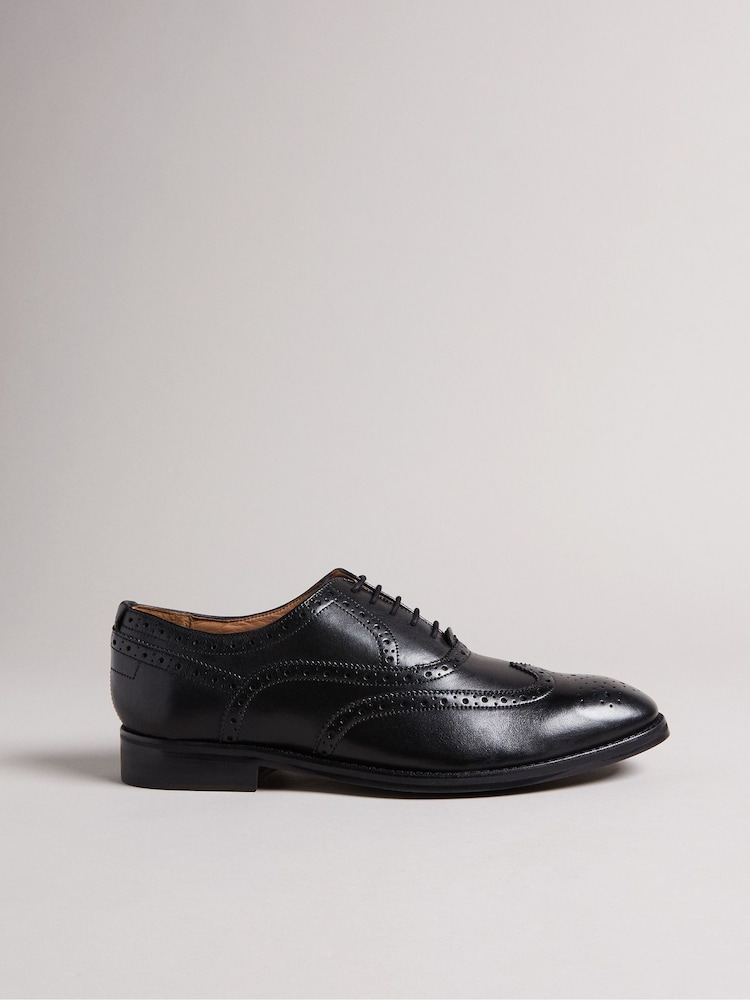 Черный - Ted Baker Формальный кожаный Amaiss полуботинки для обуви - Image 1 of 5