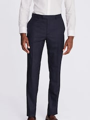 MOSS Slim Fit Flanellanzug: Hose - Bild 1 von 4