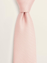 MOSS Pink Textured Tie - Image 1 of 2