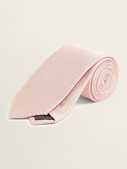 MOSS Pink Textured Tie - Image 2 of 2
