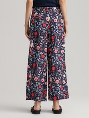 GANT Blue Wild Floral Belt Cropped Pants - Image 2 of 2