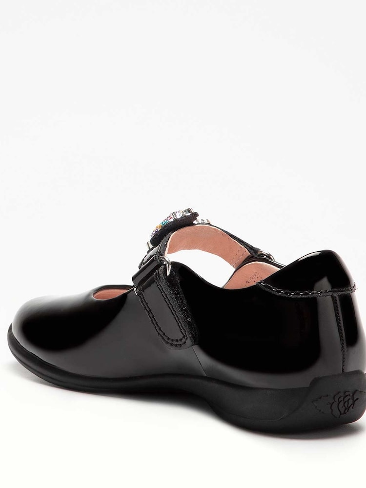 Lelli Kelly Bella Black Unicorn Shoes - Image 2 of 6 Lelli Kelly Bella Black Unicorn Shoes - Image 2 of 6