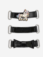 Lelli Kelly Bella Black Unicorn Shoes - Image 5 of 6