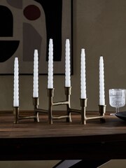 Black Distressed Metal Candelabra - Image 2 of 5