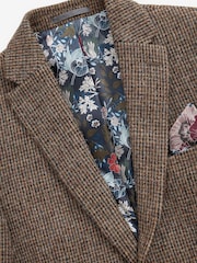Braun - Signature Harris Tweed Britische Wolle Blazer - Bild 10 von 13