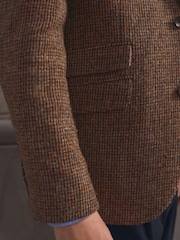 Braun - Signature Harris Tweed Britische Wolle Blazer - Bild 7 von 13