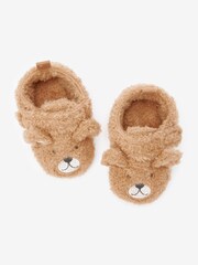Tan Brown Bear 3D Character Baby Shoes (0-2mths) - Image 1 of 5