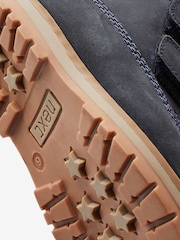 Blue Wide Fit (G) Leather Thermal Thinsulate™ Lined Touch Fastening Work Boots - Image 4 of 5