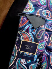 Bronze Slim Velvet Blazer - Image 10 of 12