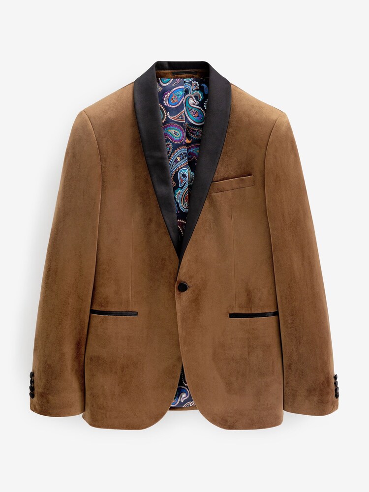 bronze - mince - Blazer en velours - Image 7 of 12