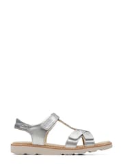 Clarks Crown Flower O. F Fit Sandalen aus Leder - Bild 1 von 7